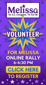 Come join the campaign online for the last Volunteer Rally! 6-6:30 PM